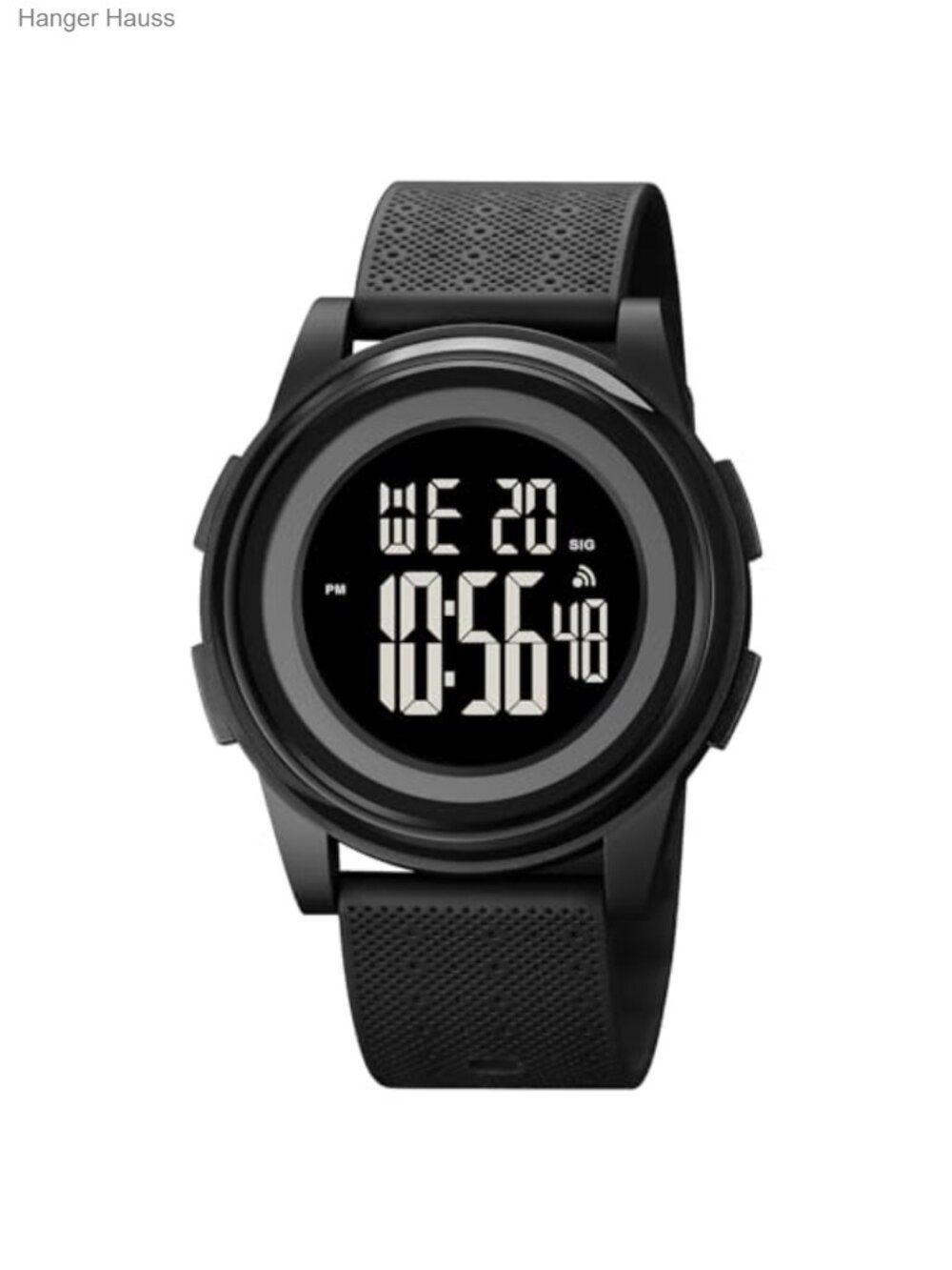 Ultra-Thin Minimalist Digital Sports Watch Waterproof Rubber Strap